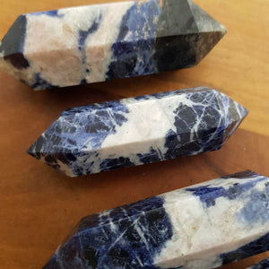 Sodalite Double Terminated Polished Point