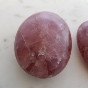 Strawberry Quartz Palm Stone