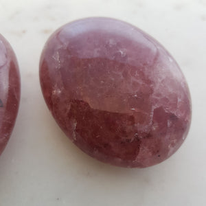 Strawberry Quartz Palm Stone