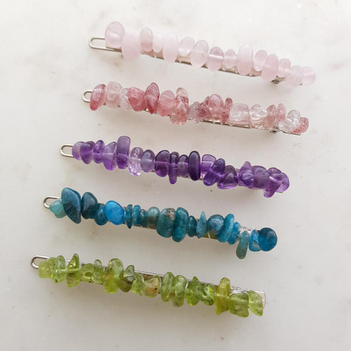 Crystal Hair Barrette (assorted crystals)