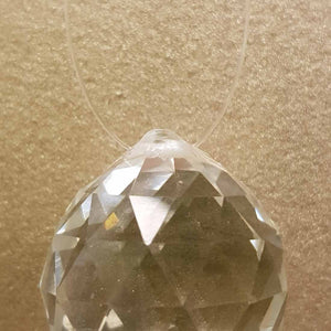Faceted Ball Hanging Prism