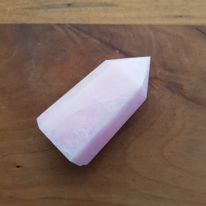 Pink Calcite Point (approx. 7x3cm)