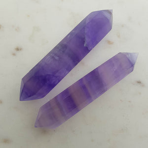 Rainbow Fluorite Double Terminated Wand