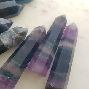 Rainbow Fluorite Polished Point