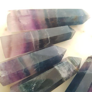 Rainbow Fluorite Polished Point