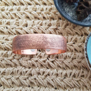 Antique Finish Copper Bracelet  with Magnets