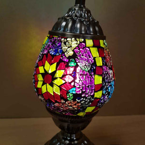 Colourful Turkish Style Mosaic Lamp