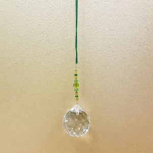 Aurora Ball Hanging Prism on Ribbon (assorted 50cm)