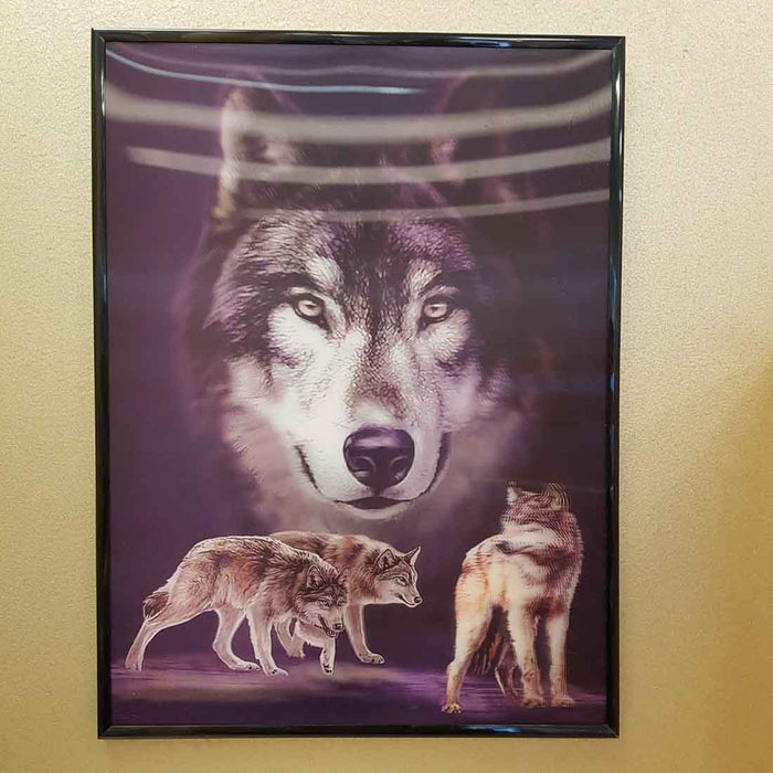 4D Wolf Pack (approx. 30x40cm)