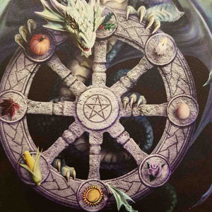 Wheel of the Year Canvas by Anne Stokes