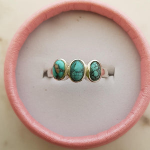 Turquoise Ring (sterling silver)