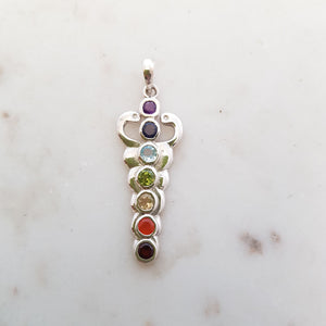 Chakra Pendant (sterling silver)