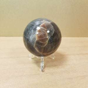 Black Moonstone Sphere (approx. 6.5 diameter)