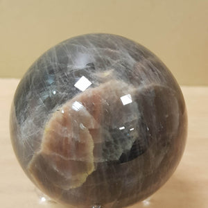 Black Moonstone Sphere (approx. 6.5 diameter)