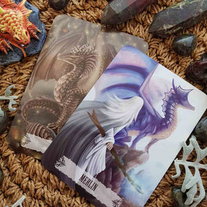 Dragon Wisdom Oracle Cards (43 cards and guide book)