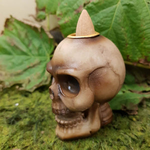 Mini Skull Backflow Incense Burner (approx.