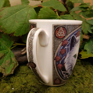Guardian Of The Falls by Lisa Parker Wolf Mug (approx. 11.5x10x8cm)