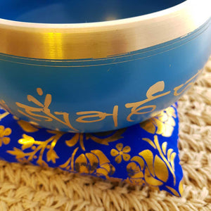 Tibetan Singing Bowl Blue