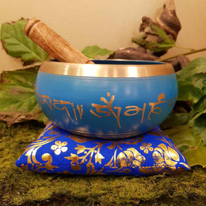 Tibetan Singing Bowl Blue