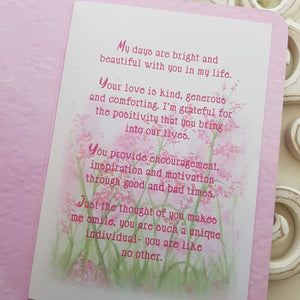 To An Amazing Wife Slowly, And Tenderly, Hand In Hand Card