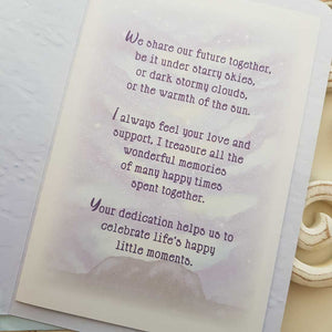 To My Sweet Husband Through All Seasons You Have Walked With Me Card