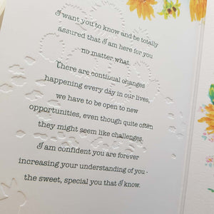 Thinking Of You I Might Dream Of Grass And Flowers Card