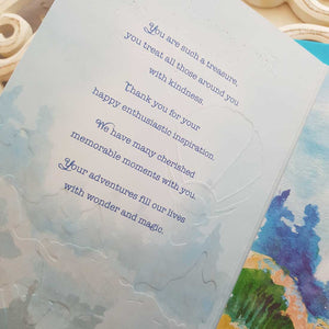 For A Special Grandson Bright And Smilng Eyes Card