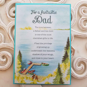 For A Fantastic Dad The Love Between A Father And His Child Card