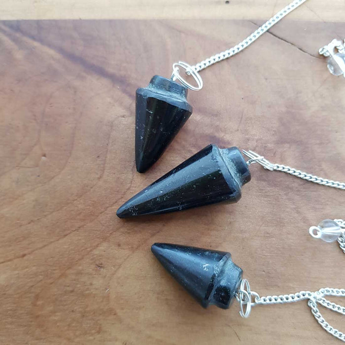 Black Tourmaline Drop Pendulum (assorted)