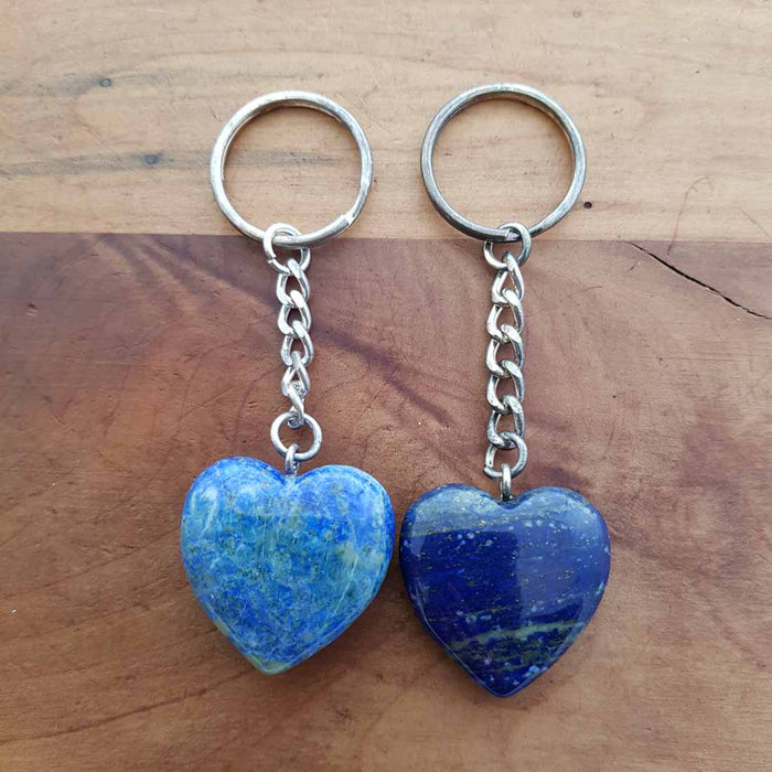 Lapis Heart Keyring (assorted)