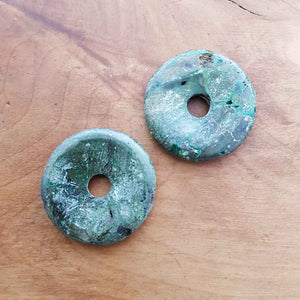 Azurite & Chrysocolla Donut Pendant (assorted)