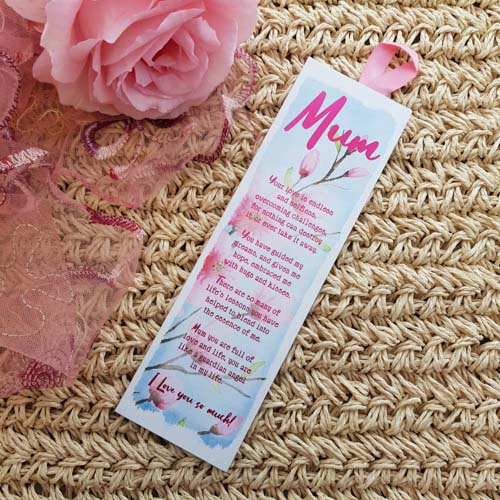 Mum Your Love Is Endless And Selfless Bookmark (approx. 18.5x5.5cm)