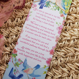 Sister You Are So Special In My Life Bookmark (approx. 18.5x5.5cm)