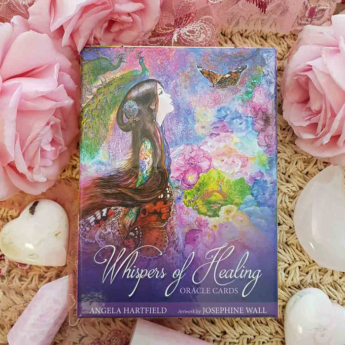 Whispers of Healing Oracle Cards (50 cards & guide book)
