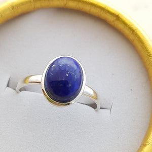 Lapis Ring (sterling silver & assorted designs)