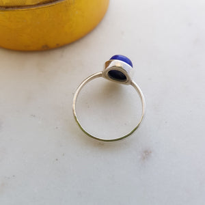 Lapis Ring (sterling silver & assorted designs)