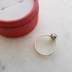 Green Aventurine Ring (sterling silver & assorted designs)