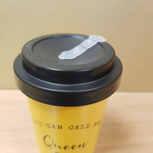 Queen Bee Bamboo Travel Mug (approx. 15x9cm)