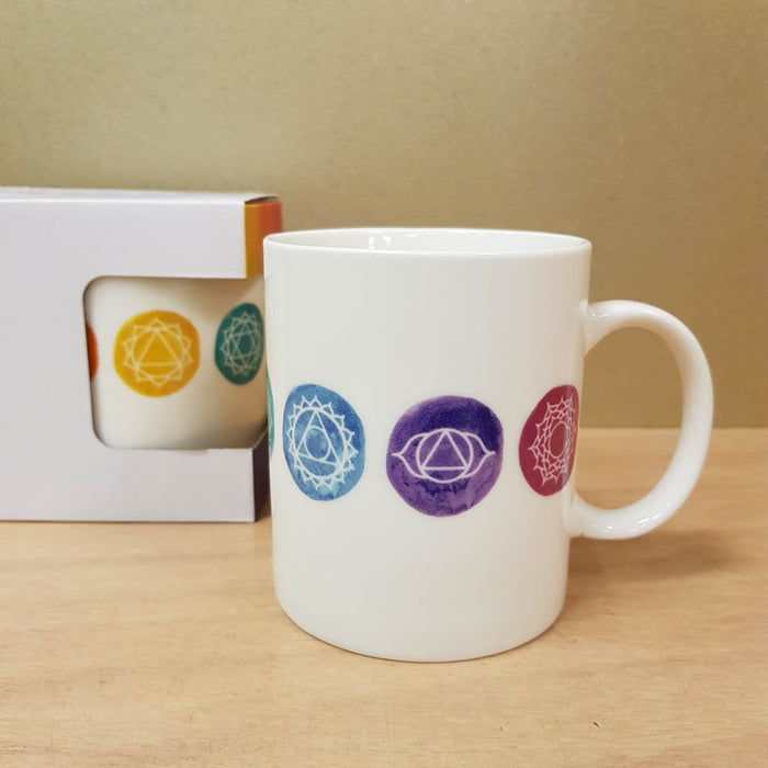 The Aligned Chakra Mug (approx. 12x9x8cm)