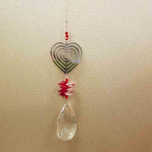 Heart Crystal Wishing Thread Series 2 (approx. 30cm long)