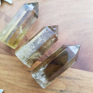 Natural Smoky Citrine Polished Point (assorted. approx. 3.5-5.5x1.4-2cm)