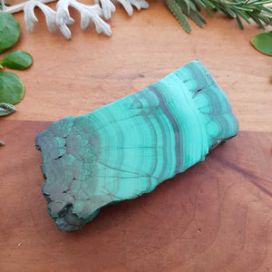 Malachite Slab (approx. 8x4cm)