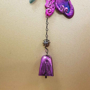 Purple Dragonfly Bell Wind Chime