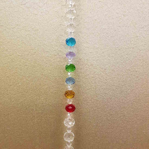 Belle Lumiere Colourful Hanging Teardrop Crystal