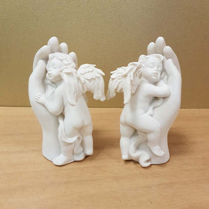 Cherubs Leaning On Hands Assorted
