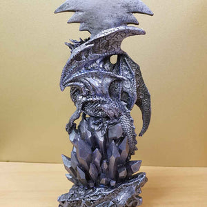 Indigo Dragon Eye Sword Ornament (approx. 34x23x8cm)