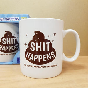 Shit Happens Giant Coffee Mug (approx. 15x12.5x11cm)