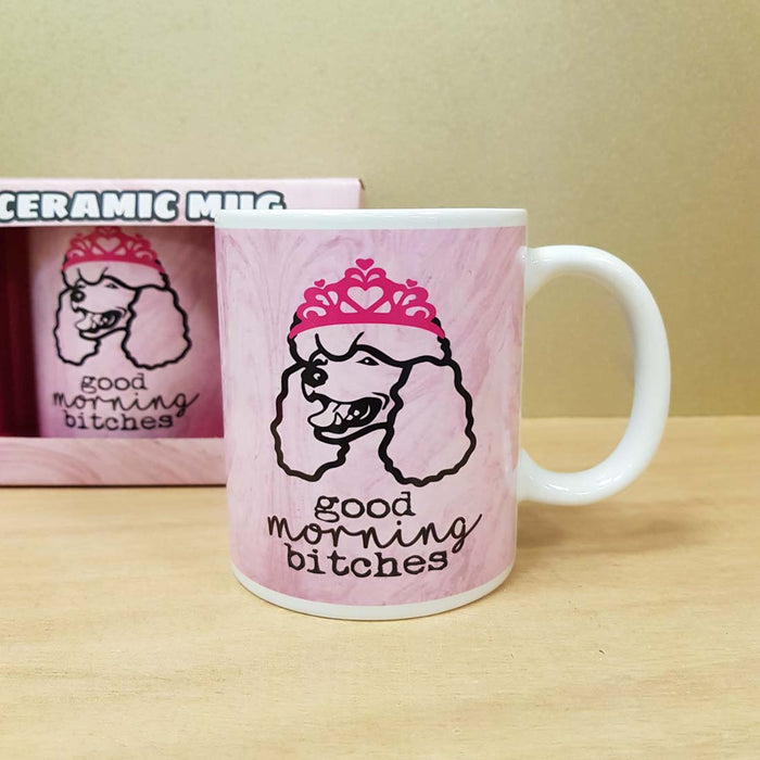 Good Morning Bitches Mug (approx. 12x8.5x9.5cm)