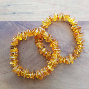 Baltic Amber Chip Bracelet (adults & assorted)