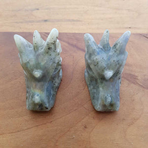 Labradorite Dragon Skull (assorted. approx. 3x4.5x2.5cm)